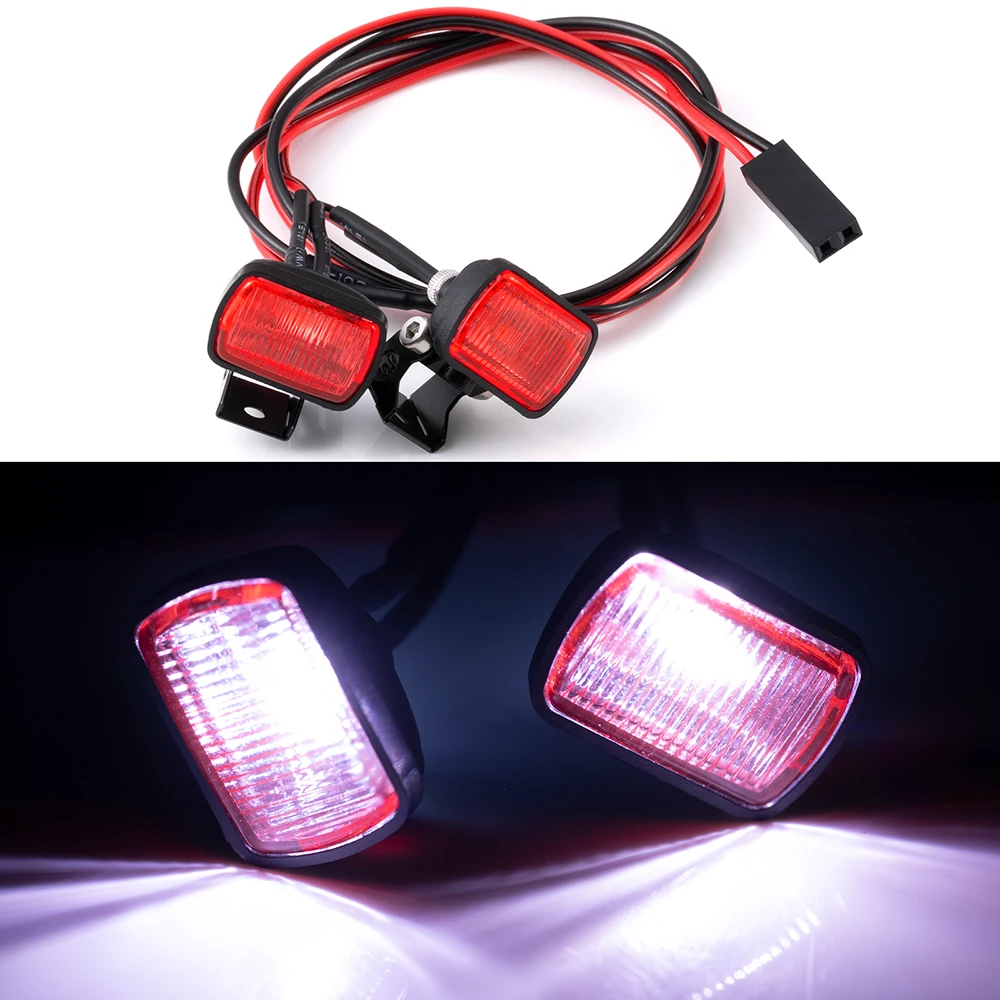 AXSPEED 1Set LED Lichter Scheinwerfer Scheinwerfer für TRX-4 TRX-6 Axial SCX10 90046 Wraith 1/10 RC Auto Dekoration Teile Zubehör