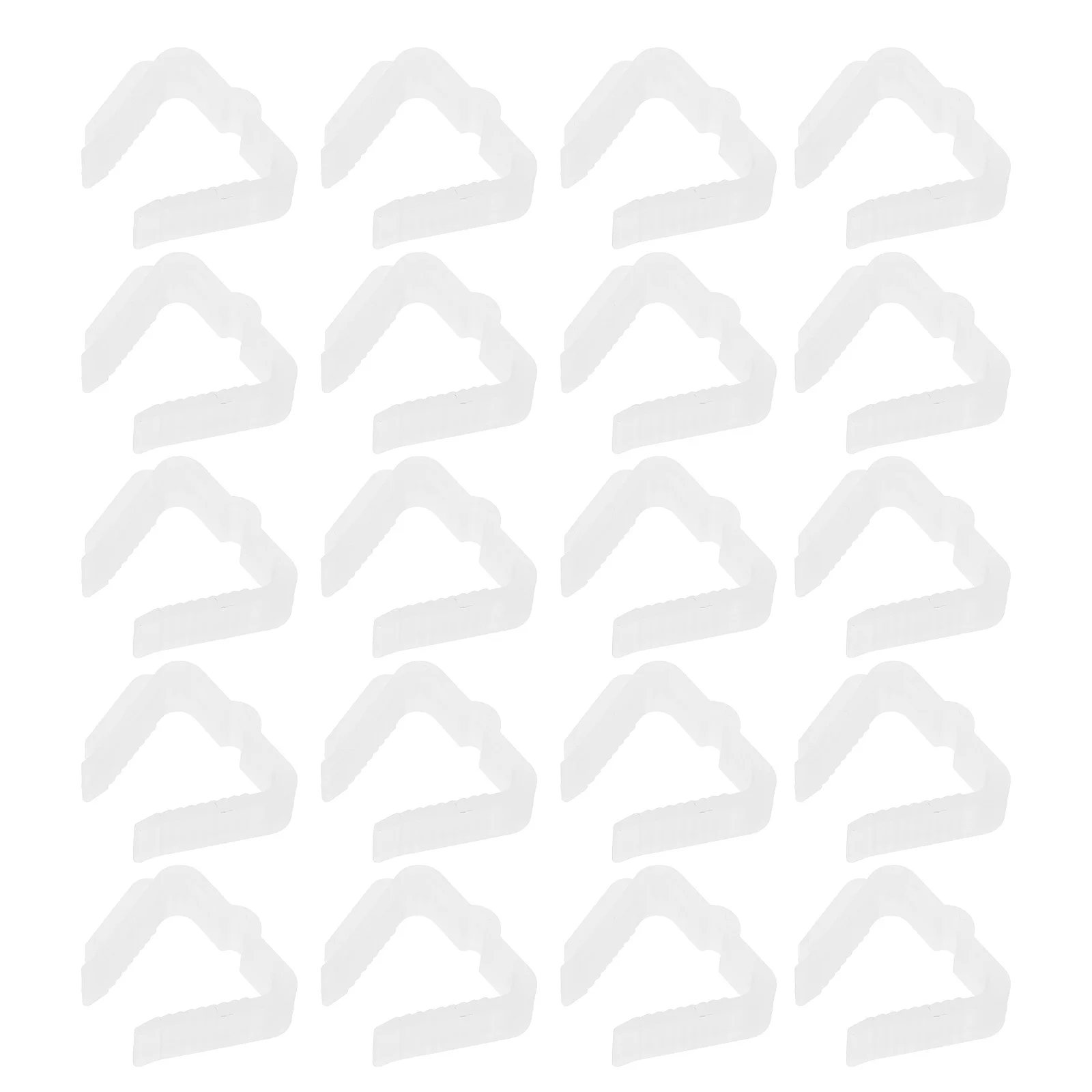 

20Pcs Christmas Light Clips Outdoor Weatherproof Plastic Heavy Duty Gutter Clips for Patio Roof Deck String Lights Hanging