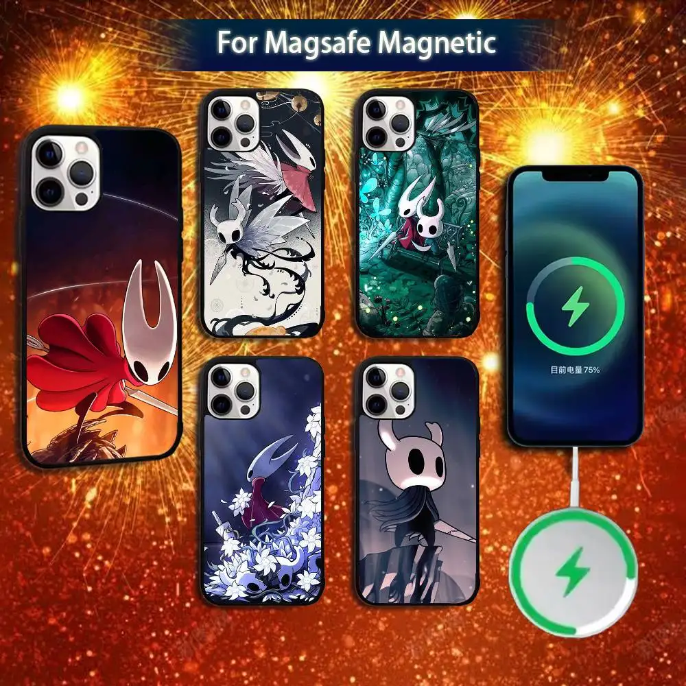 

H-Hollow Game Knight-es Phone Case For iPhone 17,16,15,14,13,12,11,Pro,Max,Plus,Mini,Magsafe,Magnetic Wireless Charging Case
