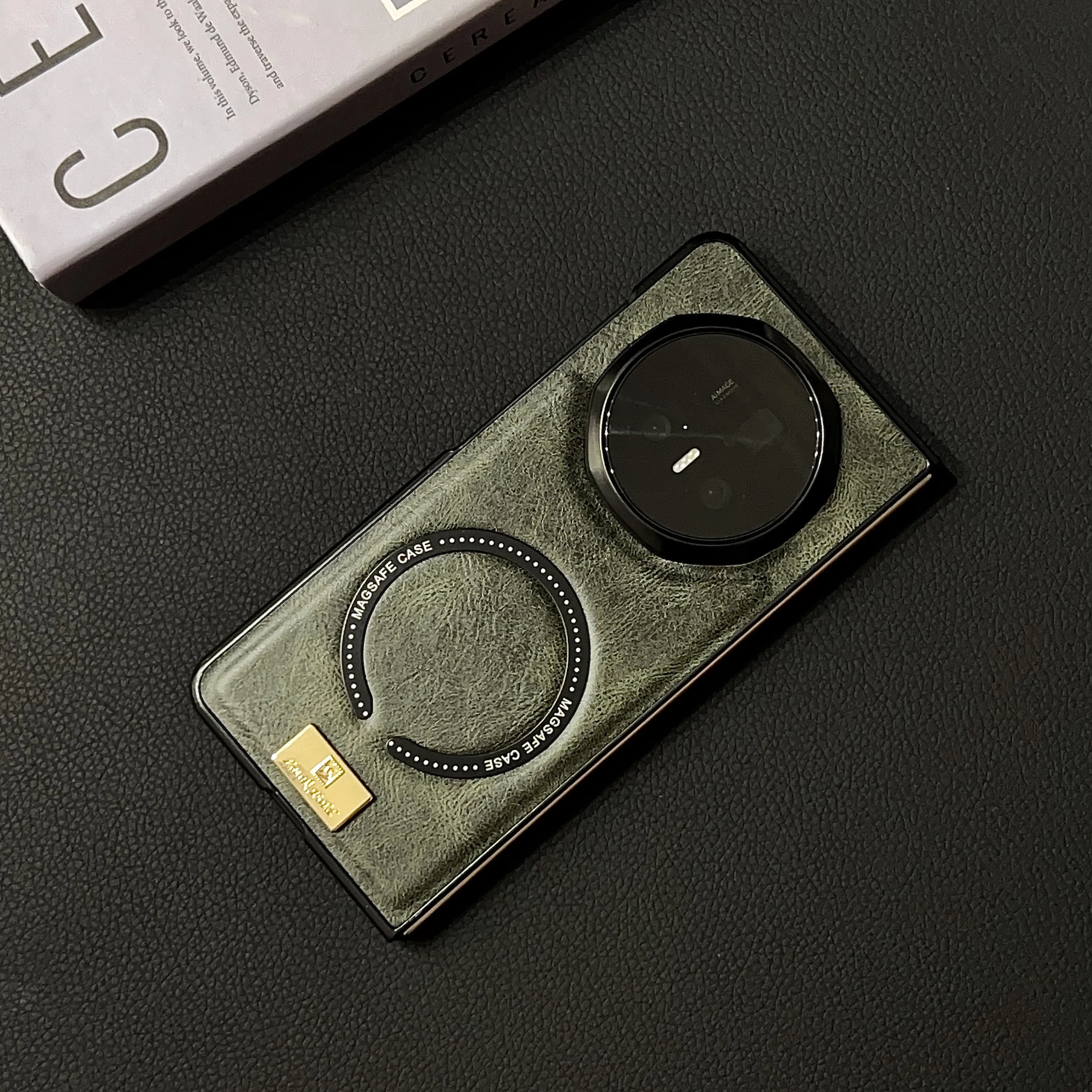 Faux Pu Leather Cas… - image