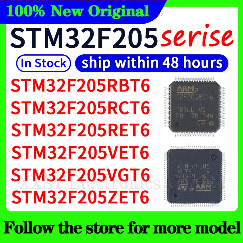 

STM32F205RBT6 STM32F205RCT6 STM32F205RET6 STM32F205RGT6 STM32F205VCT6 STM32F205VET6 STM32F205VGT6 STM32F205ZCT6 STM32F205ZET6