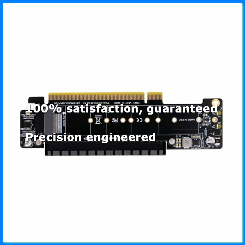 PCIE4.0 Split Expansion Riser Card PCIE X16 TO M.2 NVME SSD Adapter Card PCIE X16 to X8+X4+X4 Quad VROC .2 NVMe Port-A69M