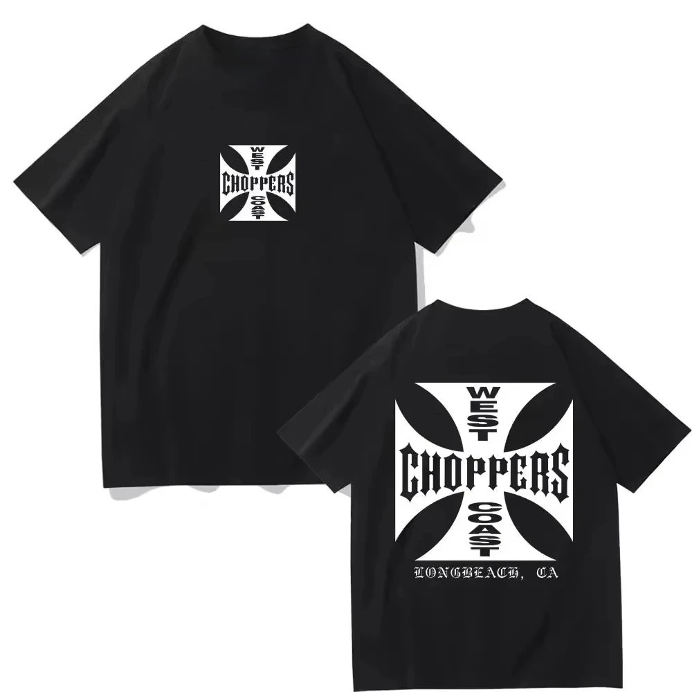 2026 Summer Fashion T Shirt Women Men Cotton West Coast Choppers Print T-Shirt Casual Short Sleeve O-Neck Vintage Clothing Tee