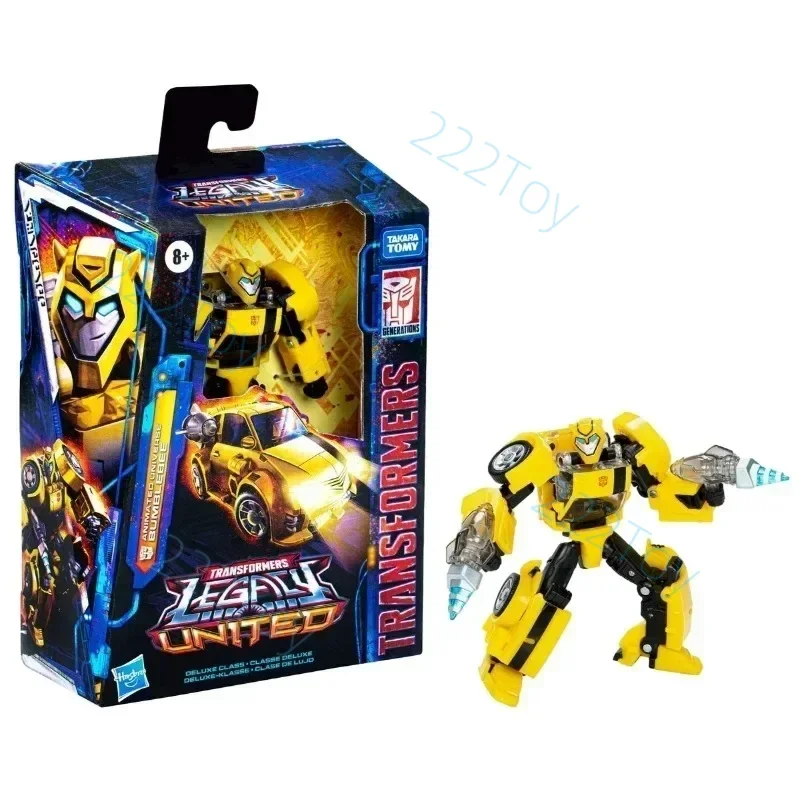 Nouveau Takara Tomy transformateurs jouets héritage United classe de luxe Bumblebee Windblade Chase aimant Action Robot jouet figurines loisirs