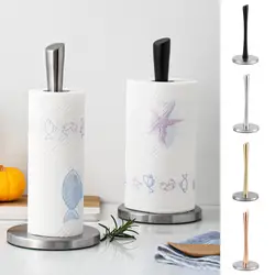 Paper Towel Holder Free-Standing Well Placed Non-slip Bottom Tissue Storage Home Tissue Stand Dispenser Kitchen Tool Accessories