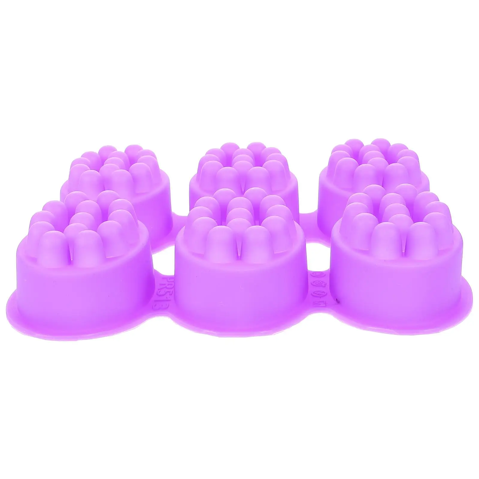 

6 Hole Oval Shape DIY Handmade Soap Mold Massage Bars Maker Reusable Home Diy Handmade Soap Mold Kit Small Molds