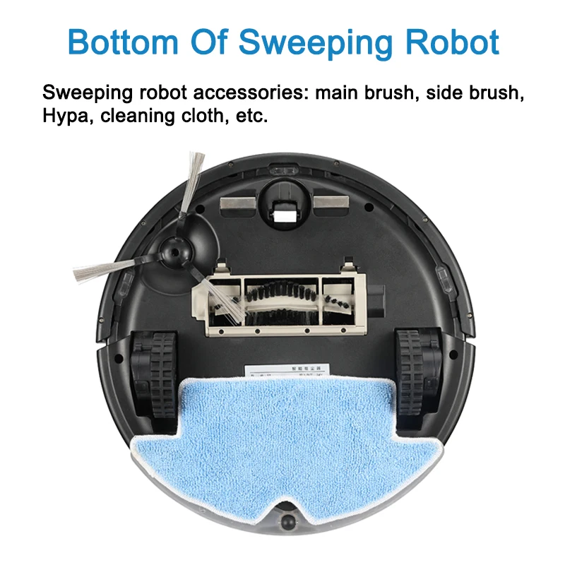 1 Set Roboter Staubsauger Zubehör Mopp Roller Pinsel Hepa-Filter Seite Pinsel Teile Kit, für Purerobo F8/F8S/F6/F6S Reiniger Robo