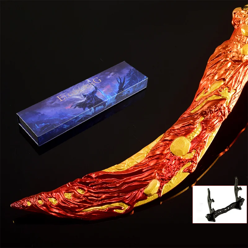 30cm マグマブレード ギフトボックス版 エルデンリング ゲーム周辺機器 刀 全金属製モデル ナイフ おもちゃ 剣 コレクション 飾り
