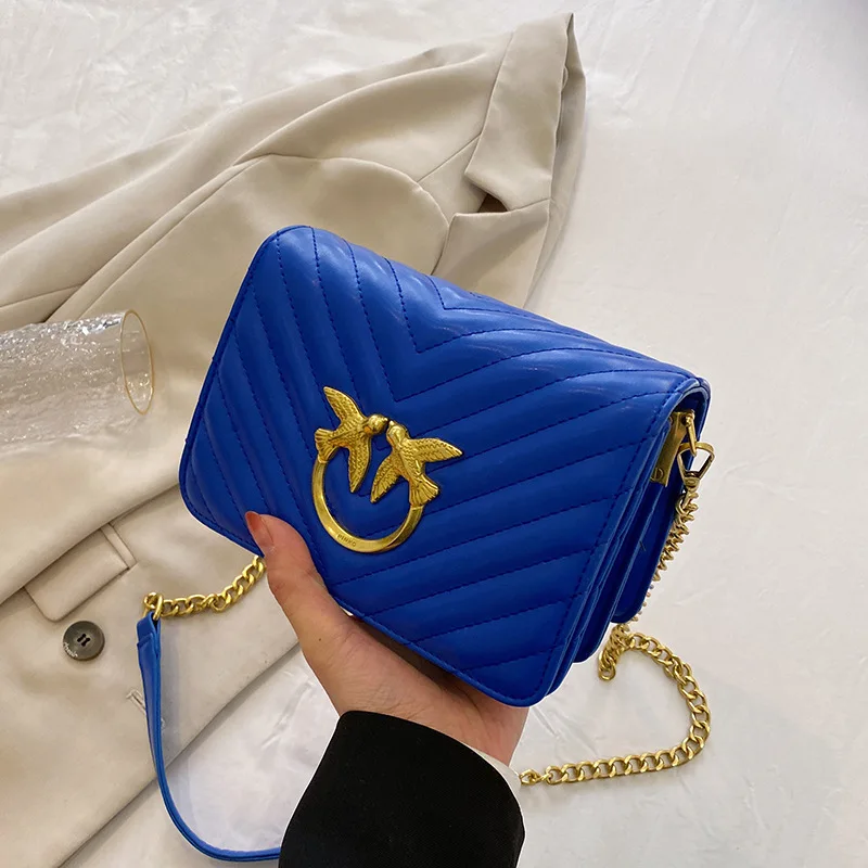 

Versatile 2025 Women Crossbody Bag, Minimalist Square Shoulder Purse with Chain, Cute Purse for Dating, Work and Daily