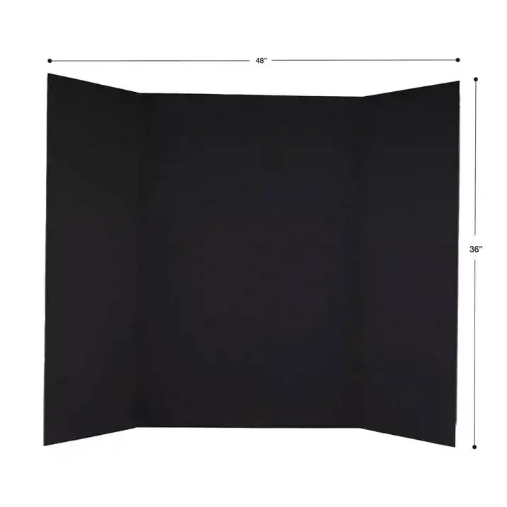 Pena+Gear Papan Busa Lipat Tiga Hitam 36" x 48"