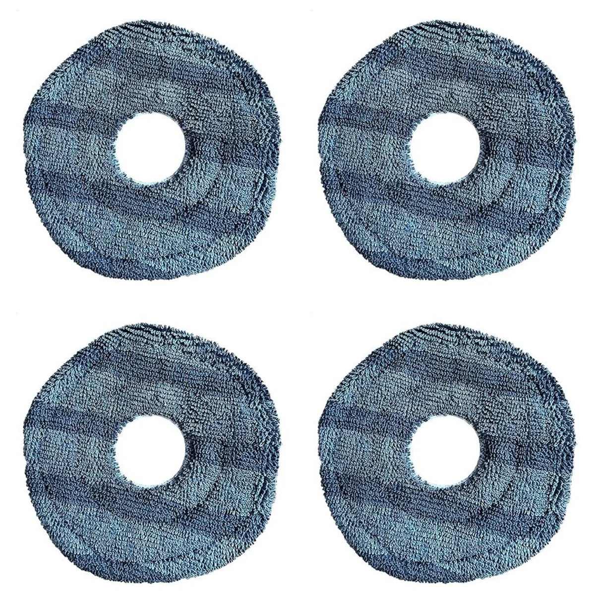 A58E-6pcsล้างทําความสะอาดได้สูญญากาศMopping PadสําหรับEufy X10 Pro OmniและEufy X9 Proหุ่นยนต์สูญญากาศเปลี่ยนชิ้นส่วนMopผ้า