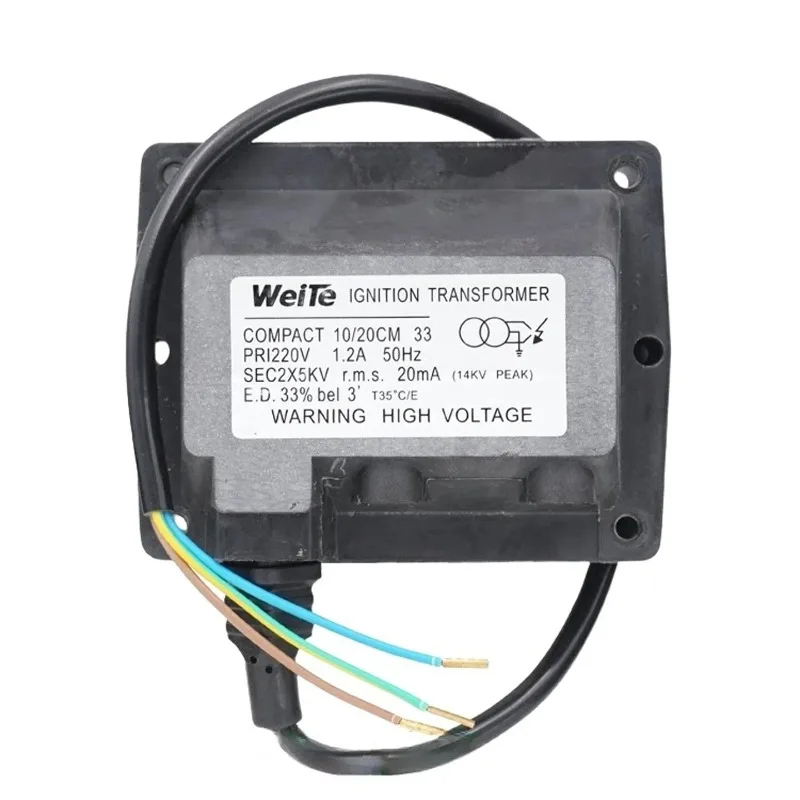 Kit de Encendido para Quemadores - Paquete de Alto Voltaje (2×5KV) y Bobina de Encendido, Accesorio Esencial para Calderas Industriales