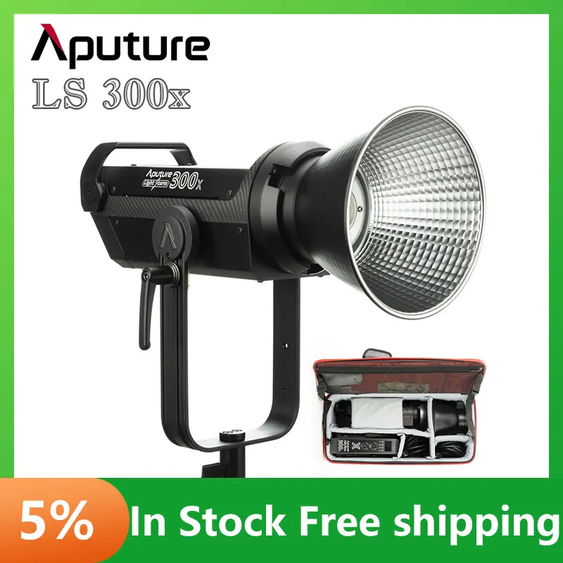 Aputure LS 300X Bi-Color LED Video Light 2700K-6500K 300W V-mount Led Studio Light Photography Lighting Profession Light Storm