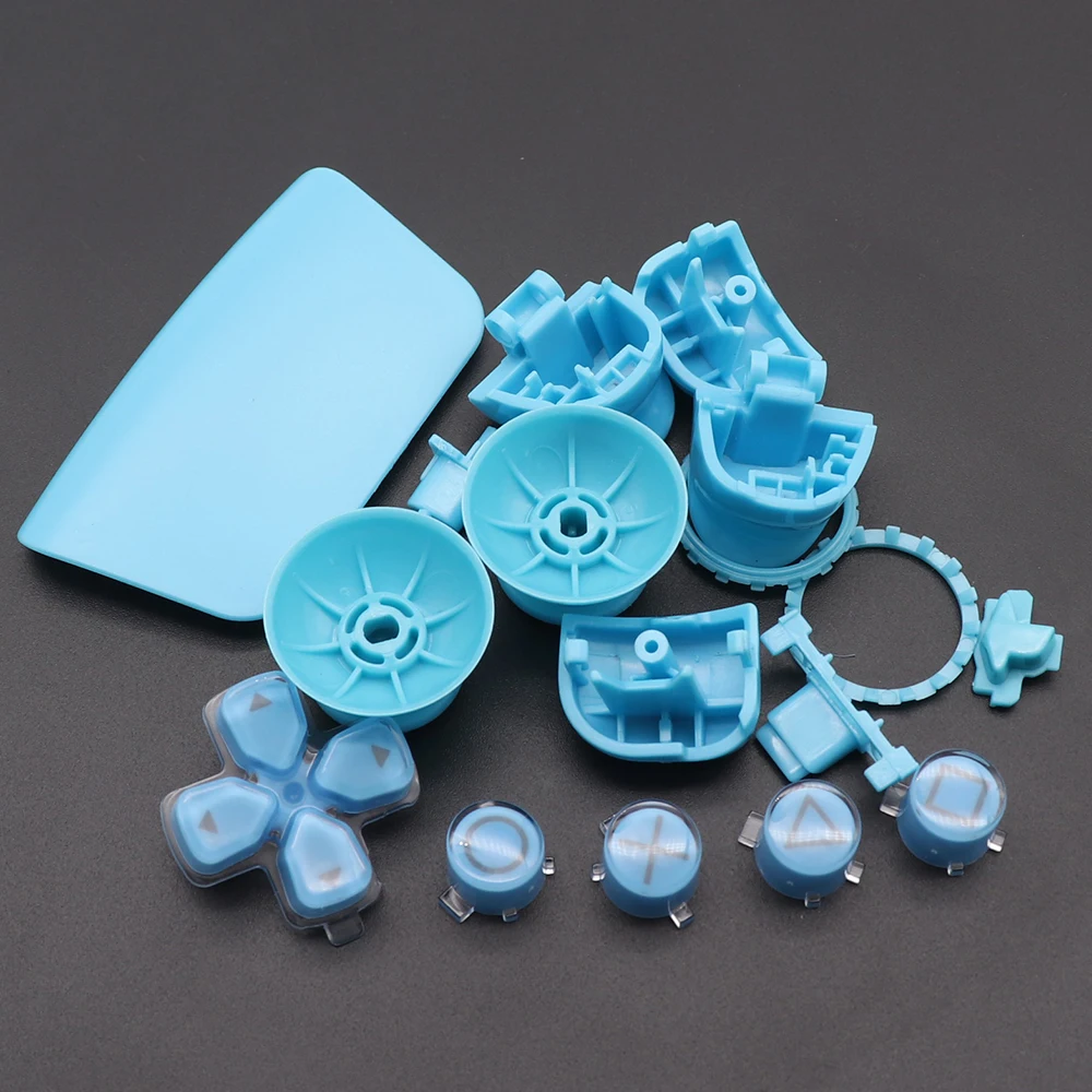 1 مجموعة ل PS5V3 3.0 تحكم L1 R1 L2 R2 استبدال عصا التحكم مجموعة غطاء PS5-BDM 030 واضح اللون زر PS5 V3.0 مجموعة صغيرة