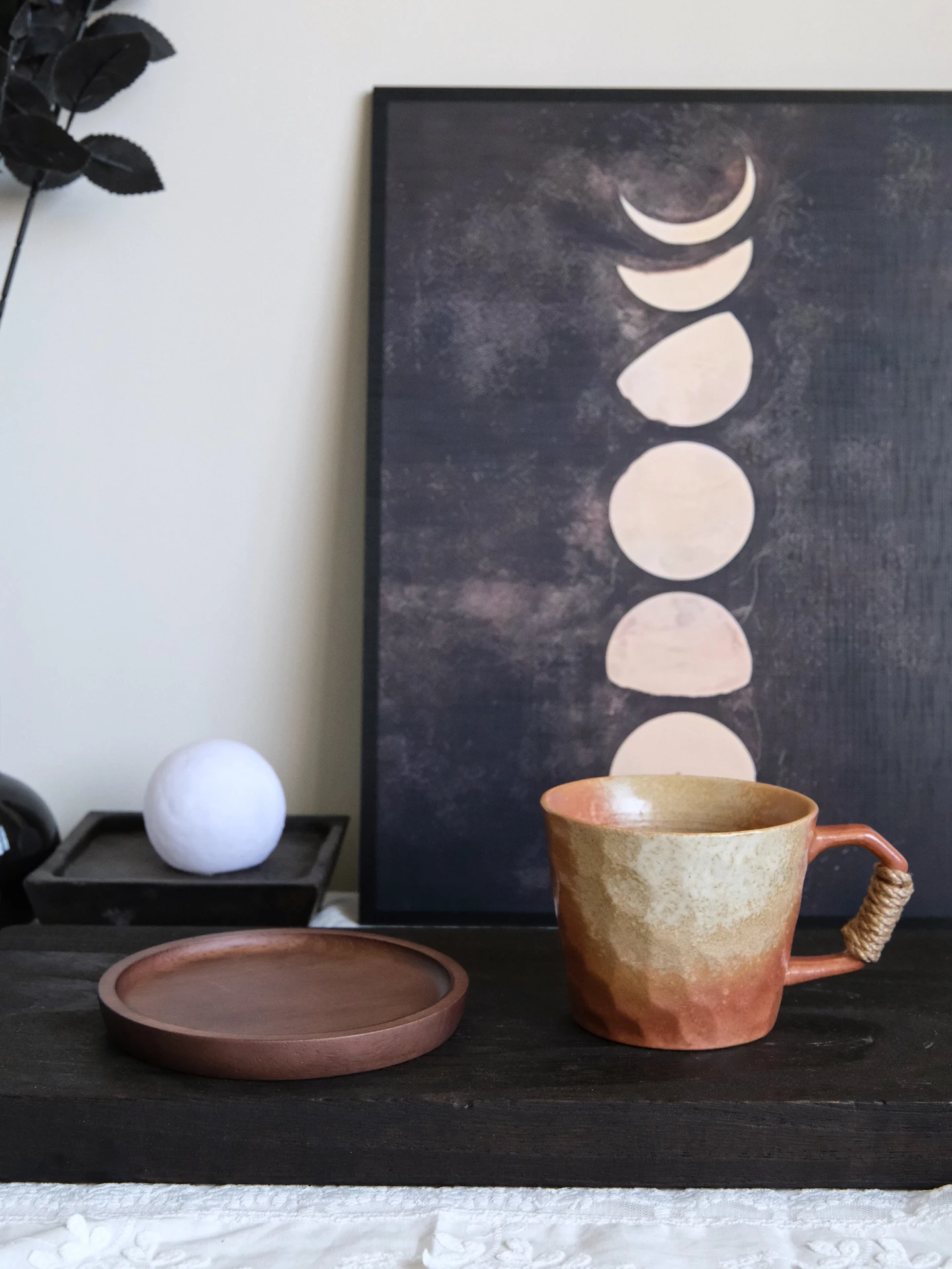  Series Dunhuang Ceramic Coffee Cup Large Capacity Retro Wabi-Sabi Small Quantity Handmade Crafted Dining Utensils