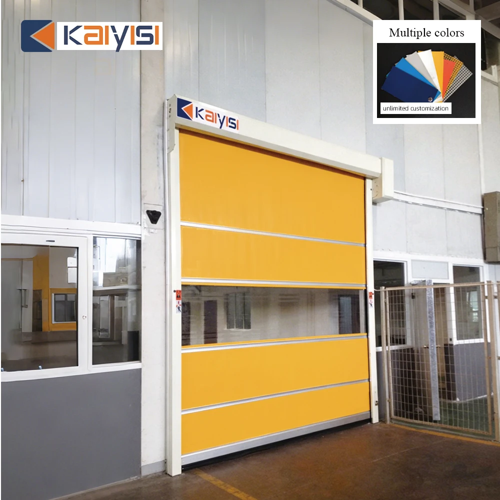 Airtight Dustproof Industrial High Speed Rolling Quick Door For Clean Room Cold Storage Warehouse