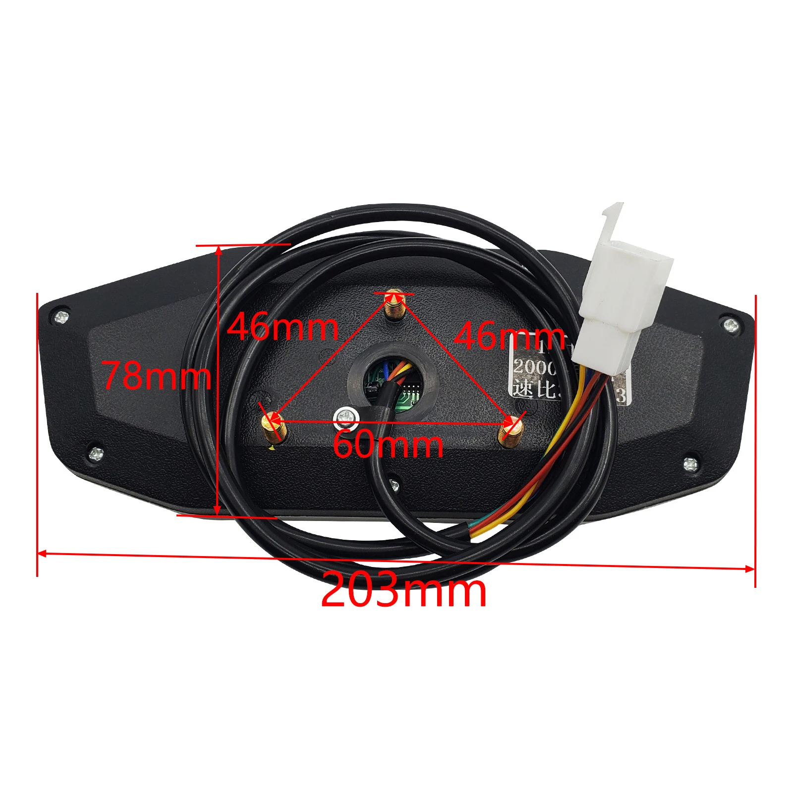 Electric Scooter 60V 72V Odometer Battery Power Display Speedometer Gear Table For Citycoco Scooter Harley Scooter Accessories