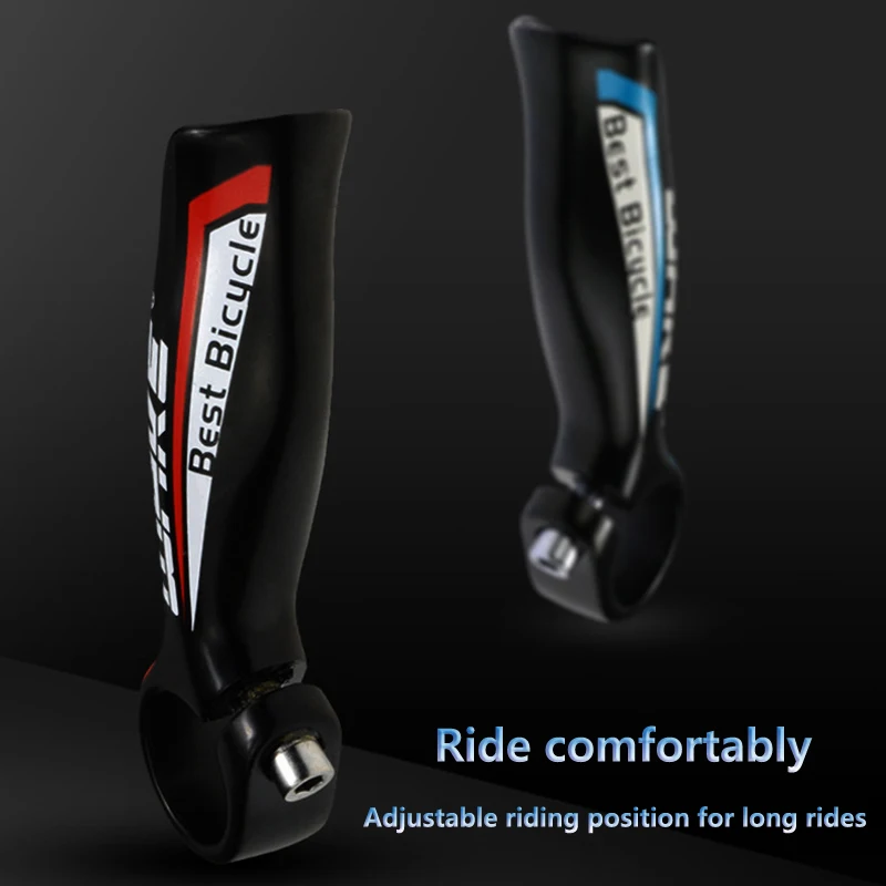 Stoßfester MTB-Fahrradlenker, schwarze Aluminiumlegierung, im Freien, Fahrradgeräte, Aluminium, Hilfs-Reithorn-Rest-Lenker – Detail 9