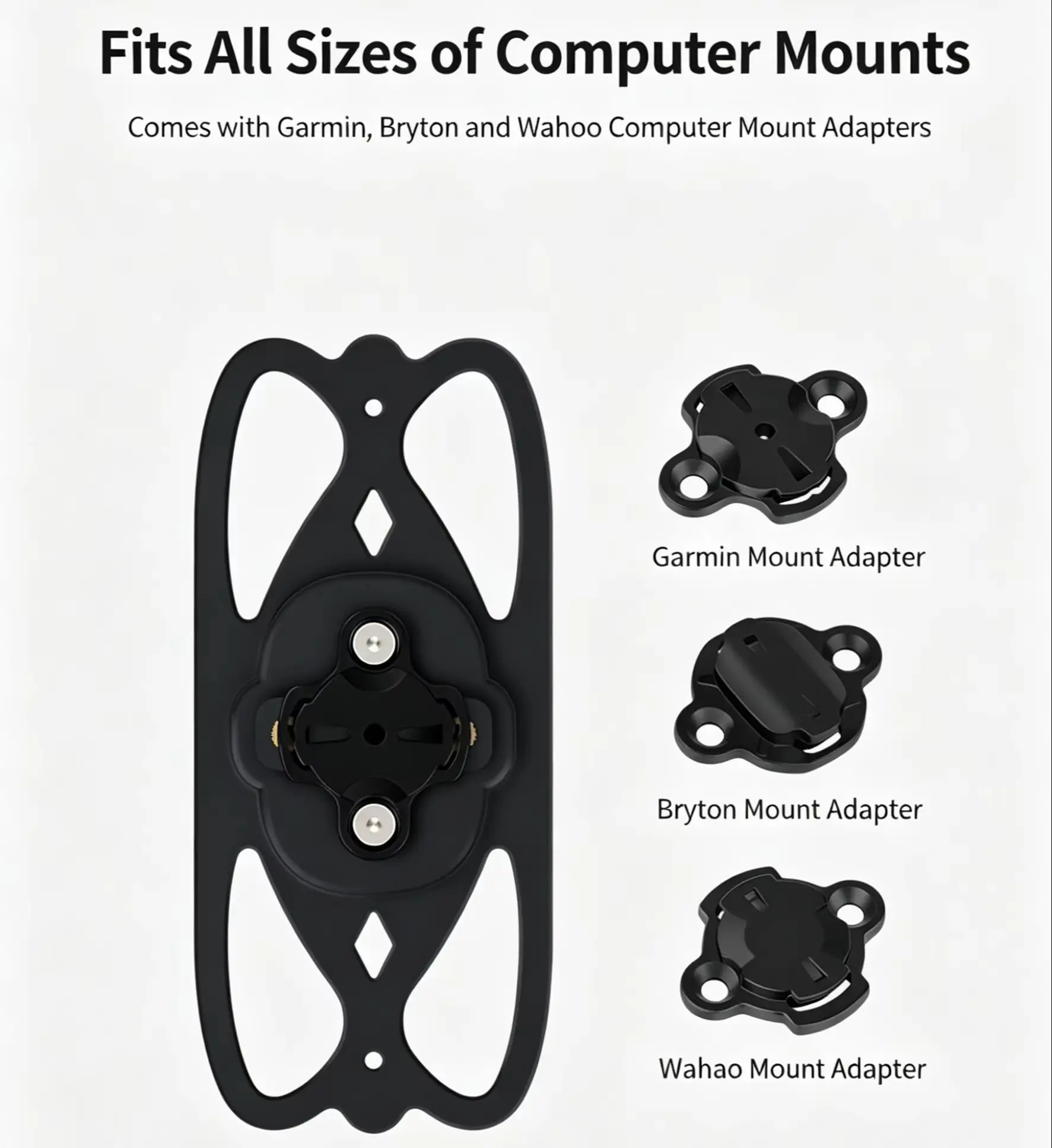 GUB Silicone Bicycle Phone Holder Navigation Phone Bracket Cycling Shockproof Mount Adapter For Garmin Bryton Magene XOSS IGPS - view 3