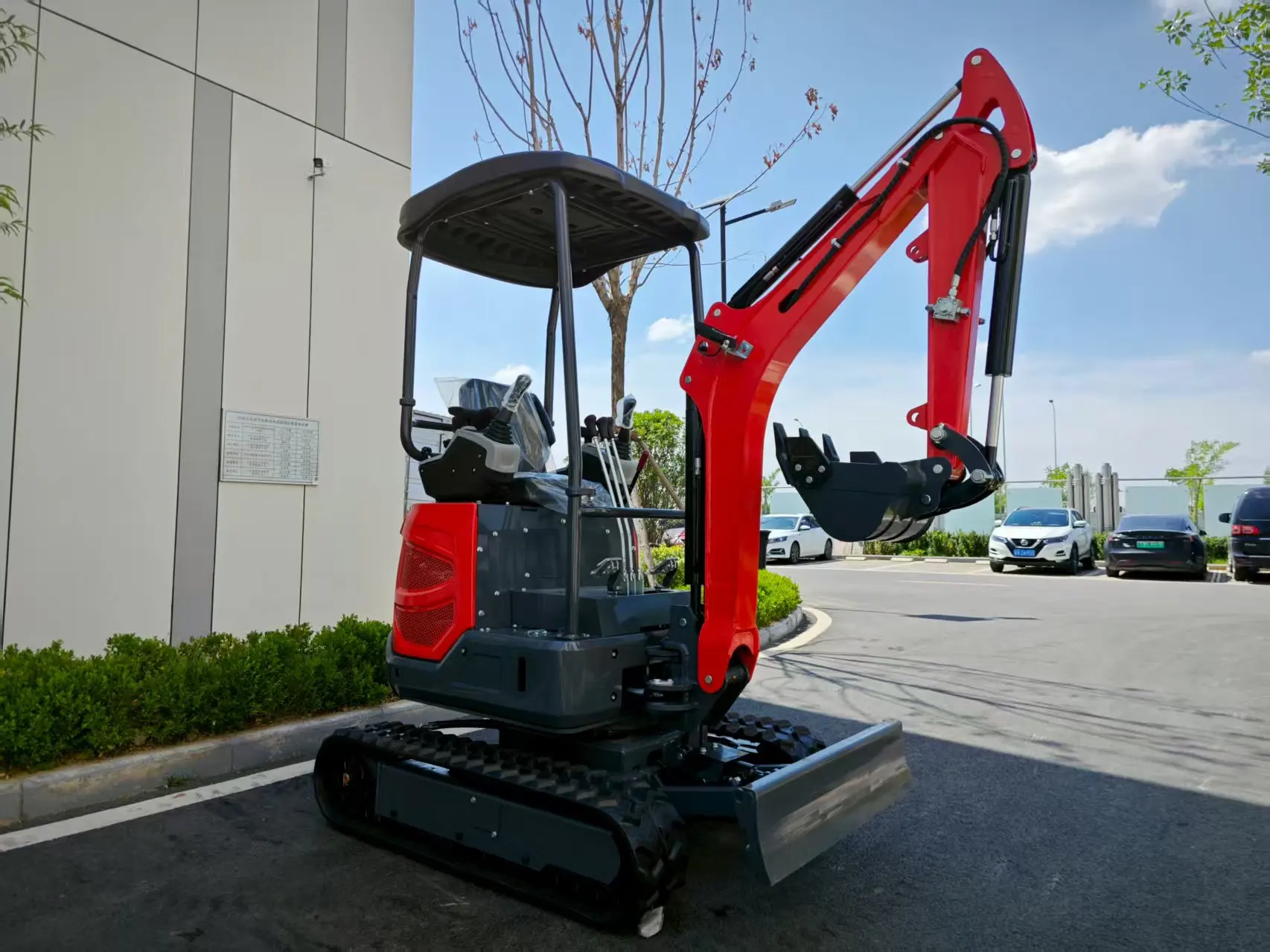 Chińska koparka 1.5 tony 1.8 tony Mini koparka hydrauliczna Mini bagger Darmowa wysyłka Mikro koparka Fabryka Kubota Mała koparka
