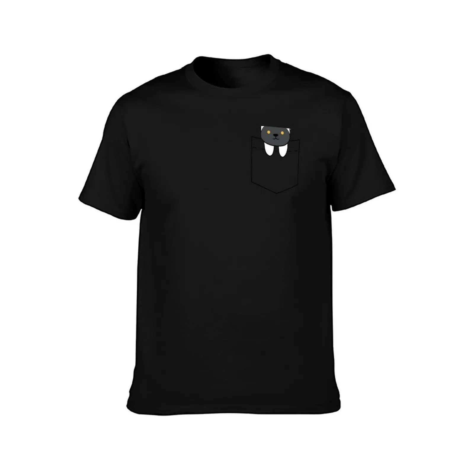 Socks Pocket Tee T-Shirt, Summer Casual Cotton Tee, Oversized Streetwear Tops, Vintage Graphic Print, Loose Fit Short Sleeve