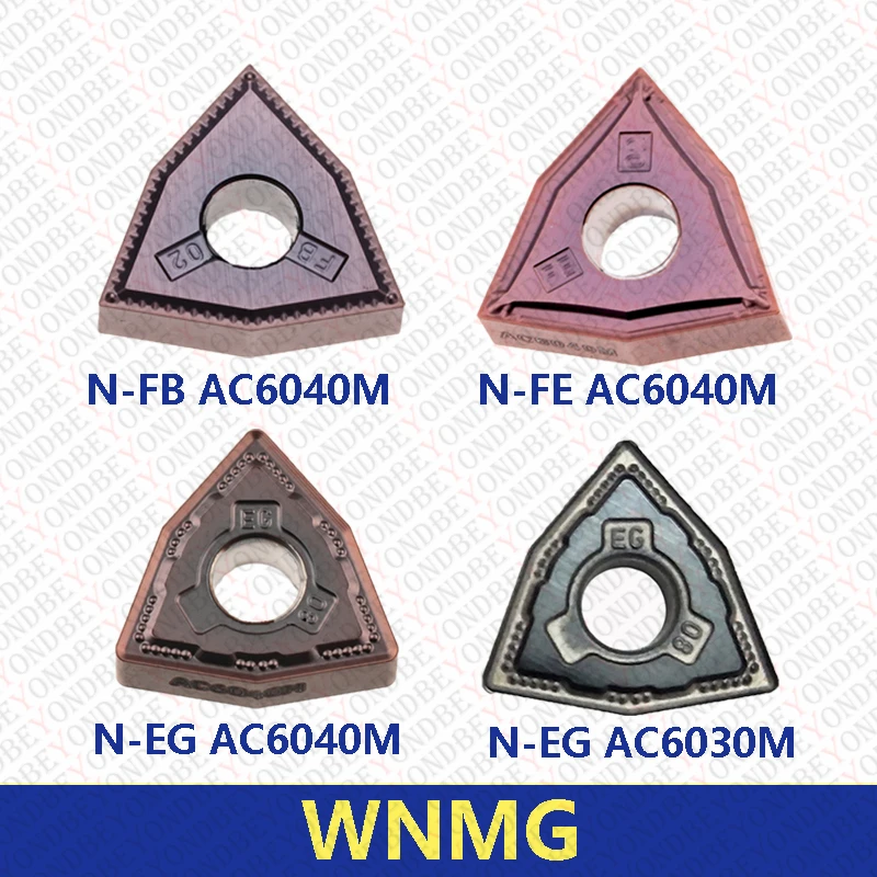 WNMG 080408 WNMG080402 WNMG080402N-FB-FE WNMG080404N-EG WNMG080408N-EG AC6040M AC6030M Cabide Inserts Tunring Tools CNC Cutter