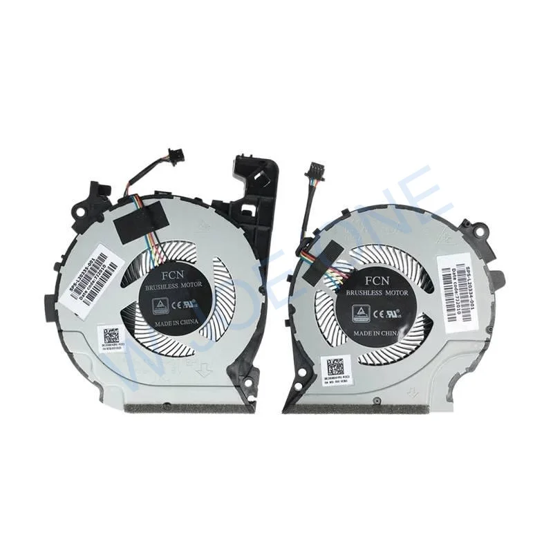 AA + Novo Ventilador de Refrigeração de CPU L20335-001 GPU Cooler Fan L20334-001 Conjunto Para HP 15-CX 15T-CX 15-CX0068TX 15-CX0058WM TPN-C133
