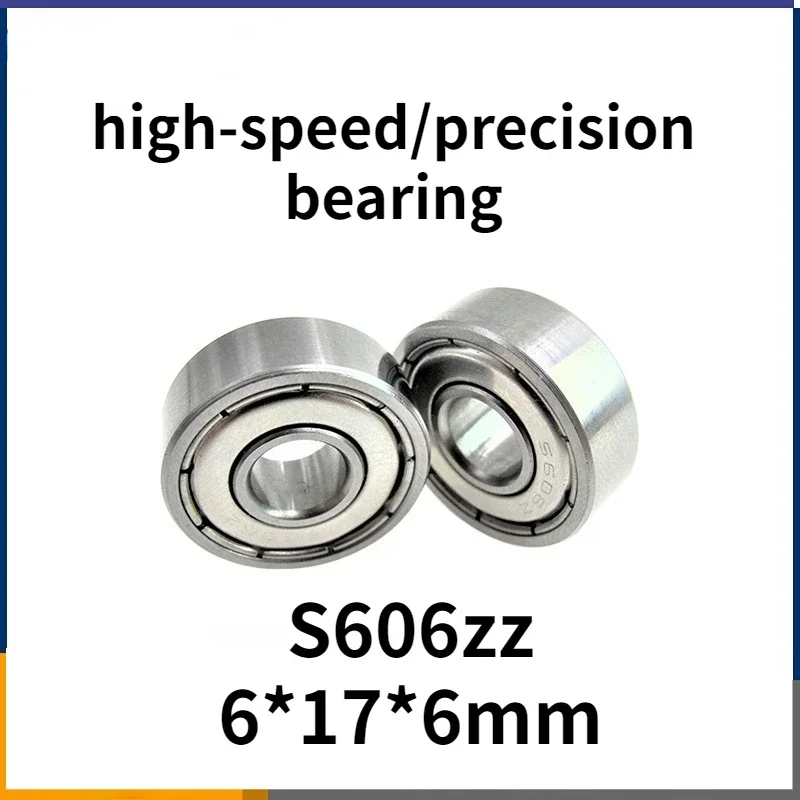 Bearing rust resistant inner hole 6 outer 19 mm thickness 6mm stainless steel 606ZZ bearing