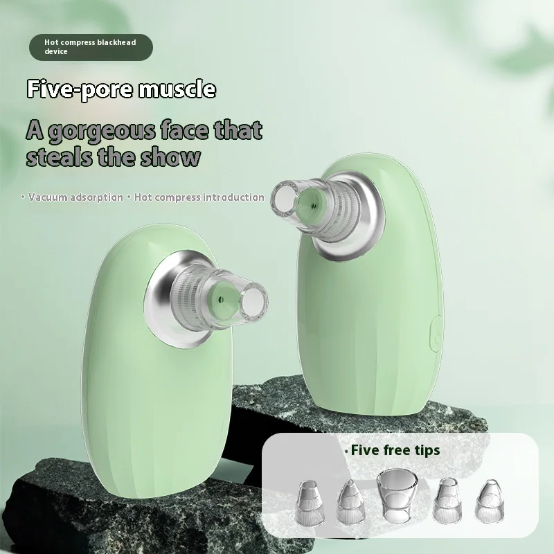 

Handheld Household Portable Fat Pier Heating Facial Cleaner
