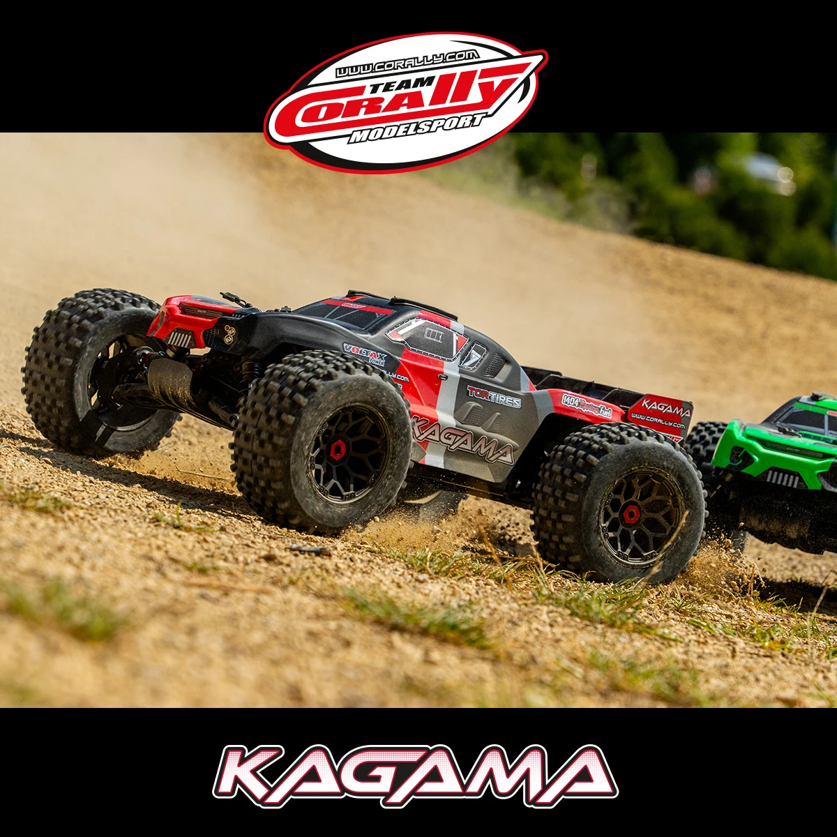 Team Corally 1/8 RC Car KAGAMA 6S Brushless 4WD Off-road High Speed Truck Remote Control Racing Buggy Monster Truck Adults Toy