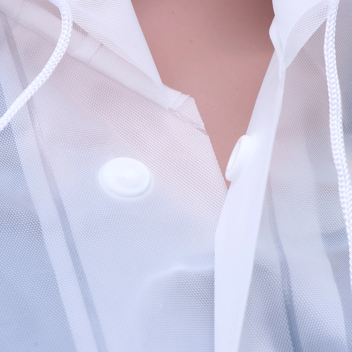 

Travel Raincoat Lightweight Eva Poncho For Hiking Hooded Ponchos Camping Outdoor Semitransparent Hooded Rainwear