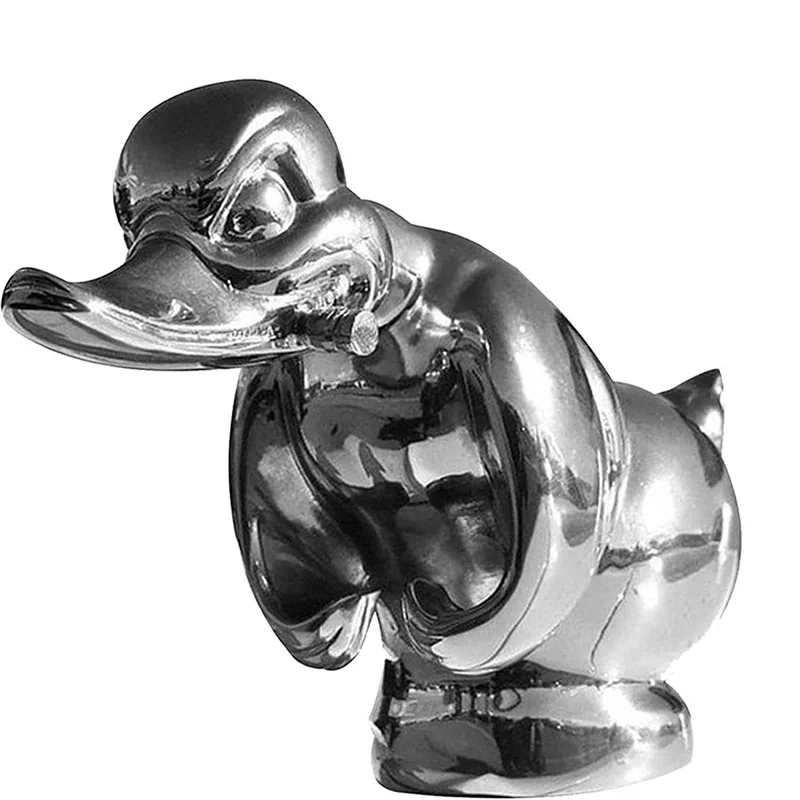 アヒルのゴム製フード飾り,3D,面白い,粘着性,車のボンネット,装飾アクセサリー,バー,パブ,クラブ