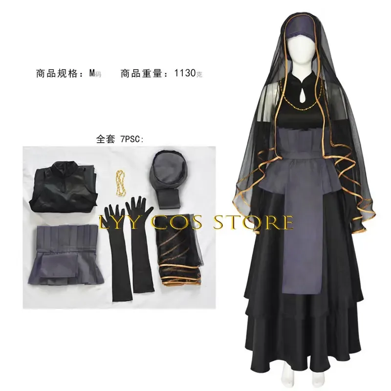CyHyuga Hinata vestido de novia Cosplay Anime el último vestido Hyuga Hinata Cosplay mujer disfraz negro