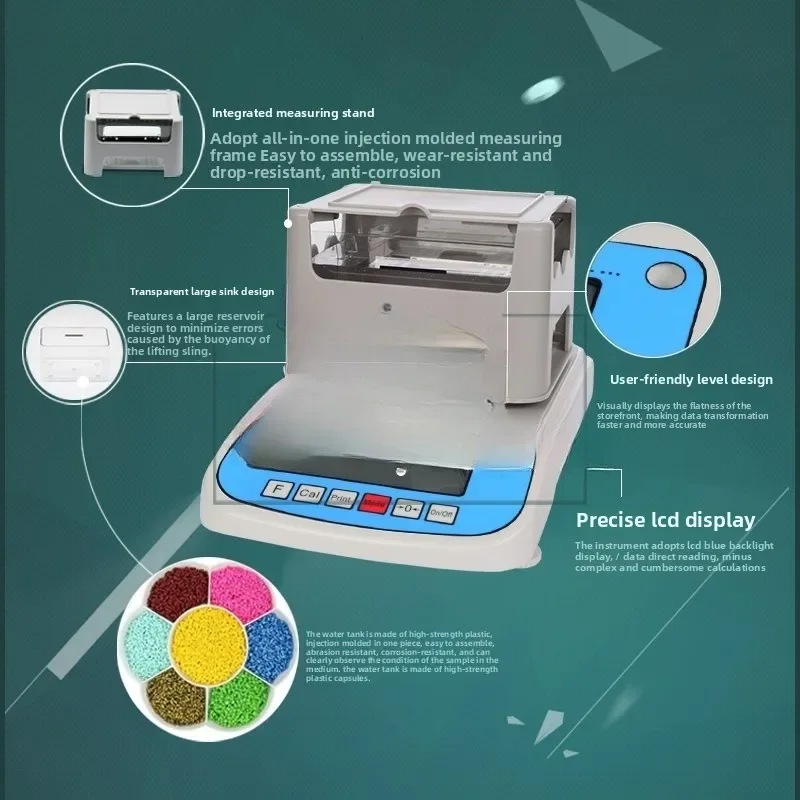 Electronic Density Balance Solution Hydrometer Plas tic Rub ber Solid Particle  Metal Po wder Tes ter