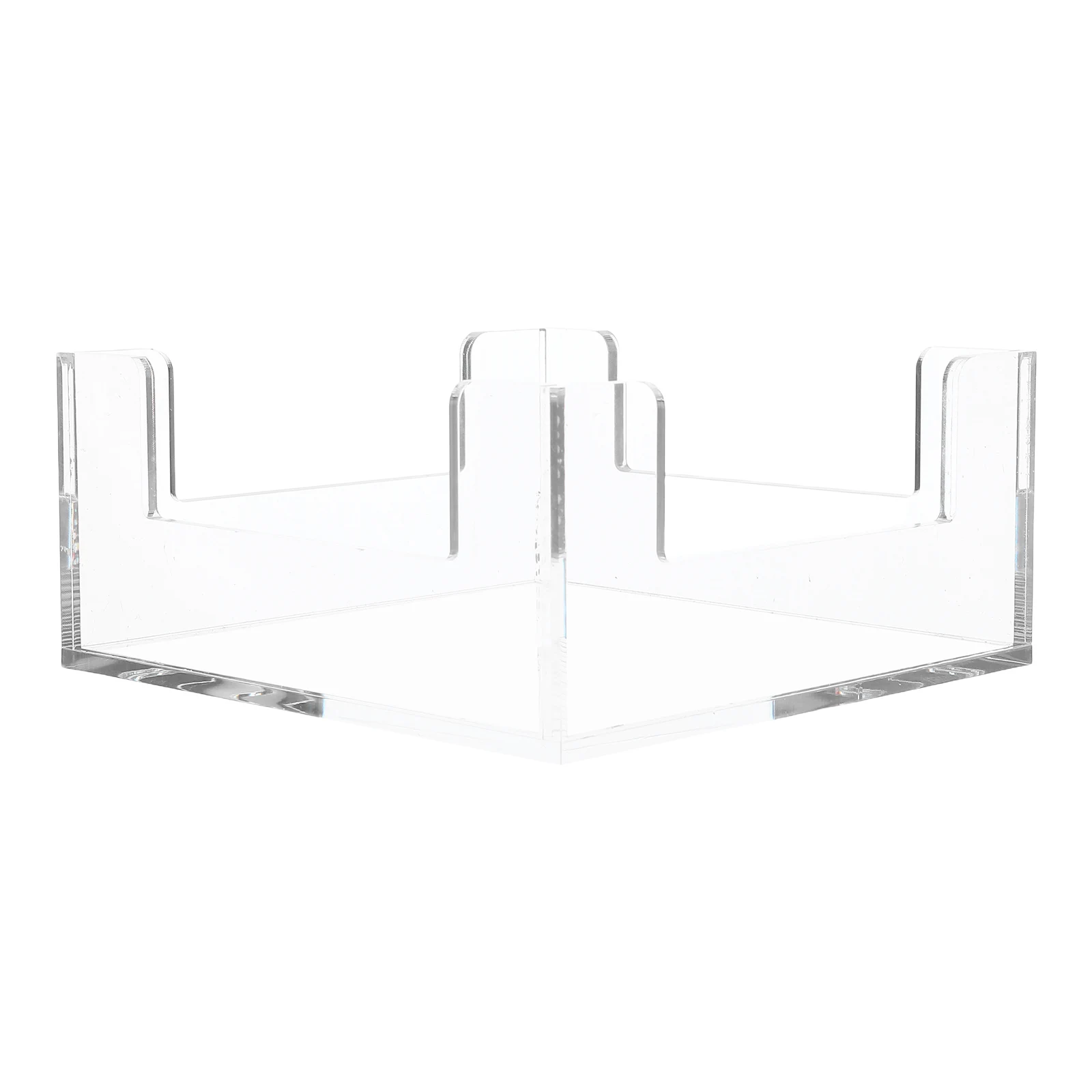 

Acrylic Tissue Box Clear Paper Holder Beverage Dispenser Cocktail Napkin Simple