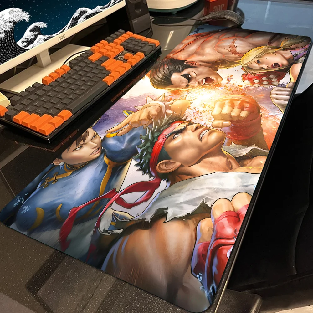 S-Street Fighter X Tekken Mousepad Large Computer Gaming Accessories MousePads Desk Mats Anti-slip Laptop Soft Mouse Pad