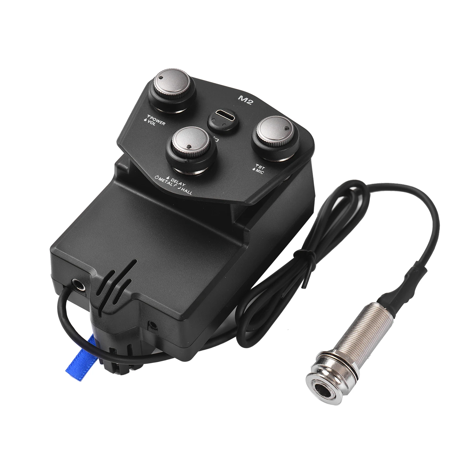 

Резонансный звукосниматель для гитары M2, резонансный звукосниматель для гитары и 2200 мАч, литиевый аккумулятор, BT, звукосниматель для гитары, Классическая/народная гитара