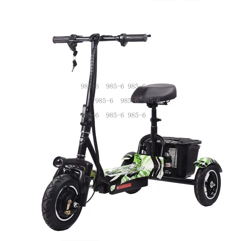 Folding Electric Trike, Lightweight Lithium Battery Tricycle for Adult & Elder Use