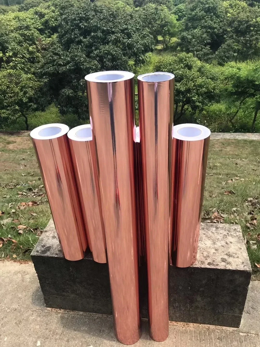 Rose Gold Chrome Self-Adhesive PVC Cut Self-Adhesive Sticker Paper Film