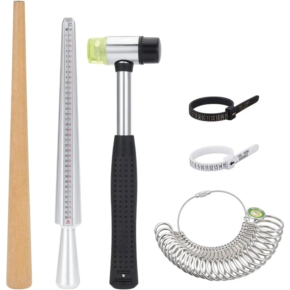 6Pcs Ring Sizer Mea…