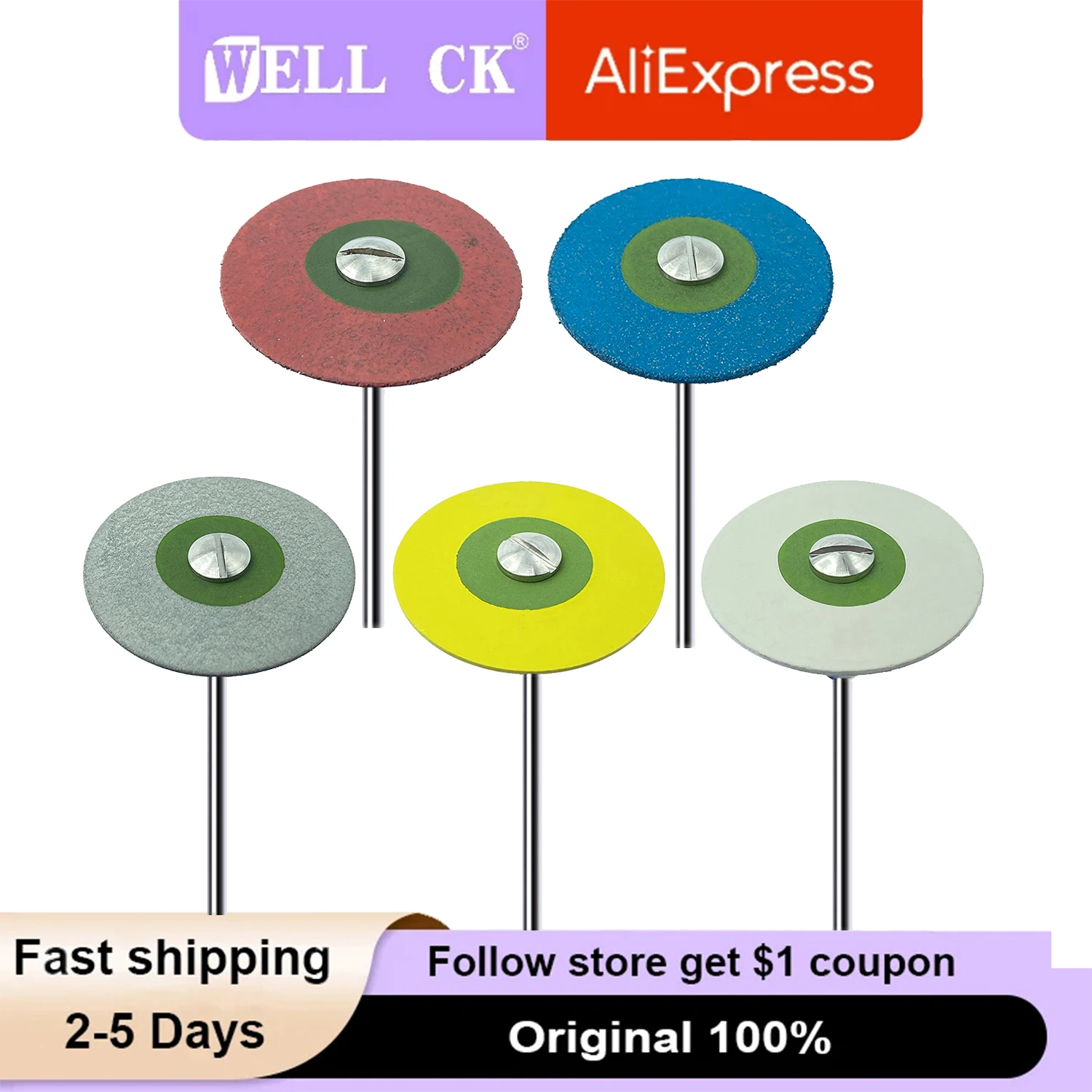 

5 шт./упак., стоматологическая резиновая алмазная шлифовальная головка, серия для полировки, стоматологические инструменты для лаборатории циркониевых боров