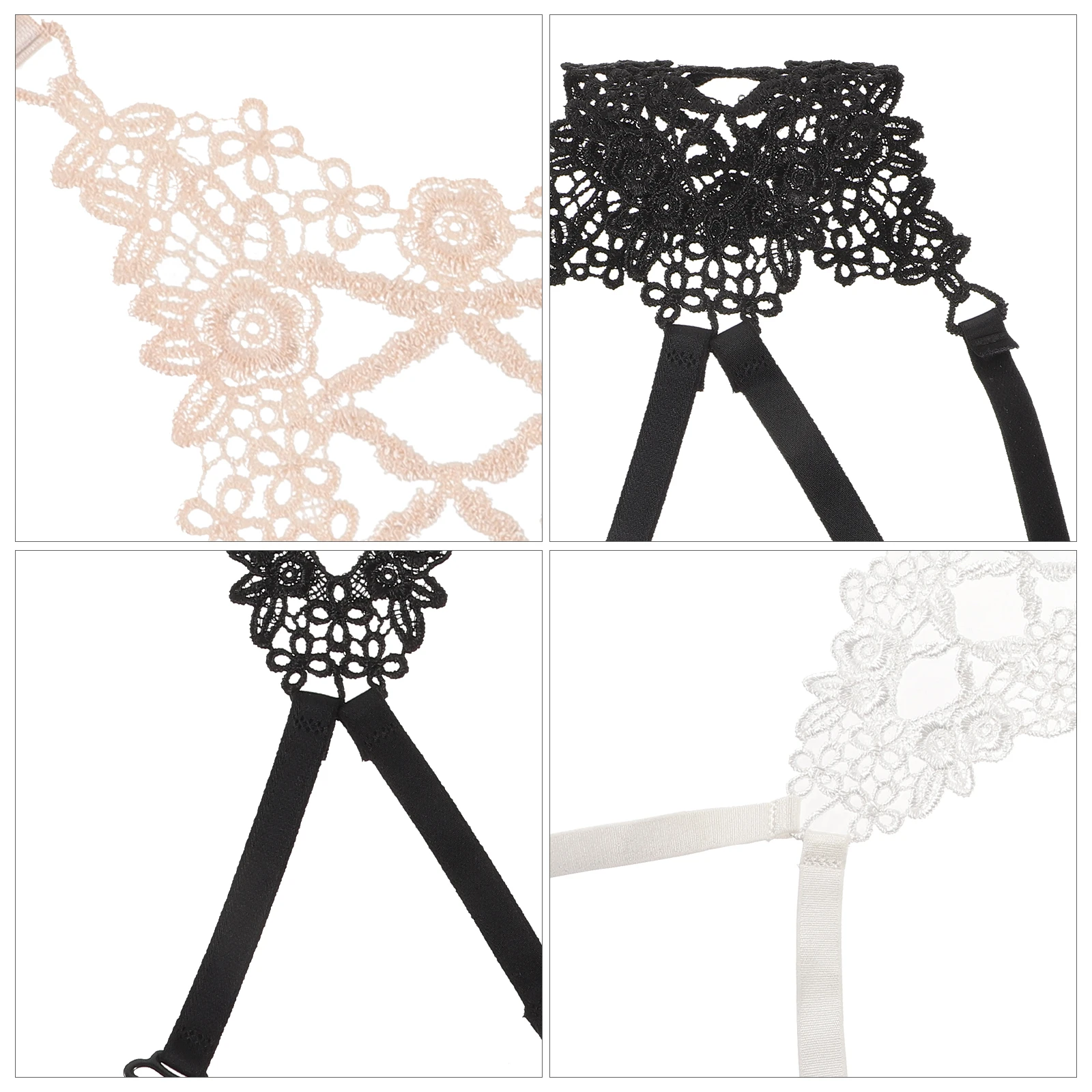 

3Pcs Adjustable Bra Straps Replacement Soft Elastic Shoulder Bra Straps for Women Backless Tops Extension Strap Daily Wear