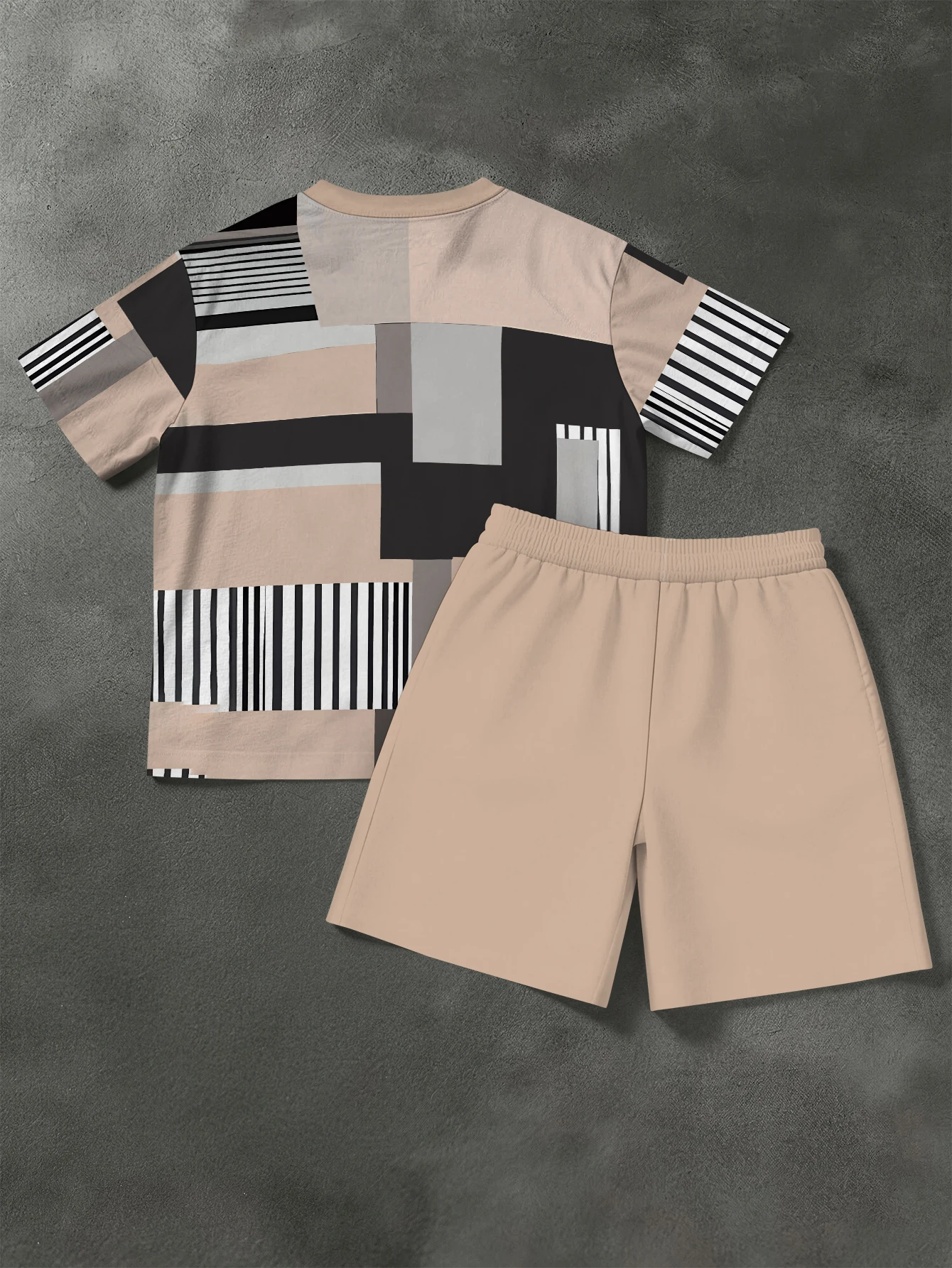 2026年夏新作 メンズ半袖ショートパンツセット 3Dストラ - Street Fashion Summer 2026 のレビューと価格