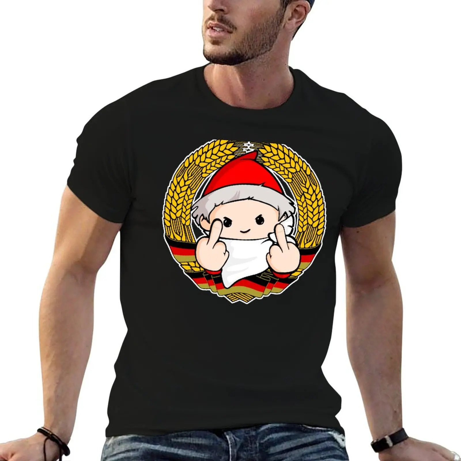 عادي مصمم تي شيرت أسود ساندمان رجل القطن تي شيرت أساسي تي شيرت إصبع مع حزمة القمصان ل