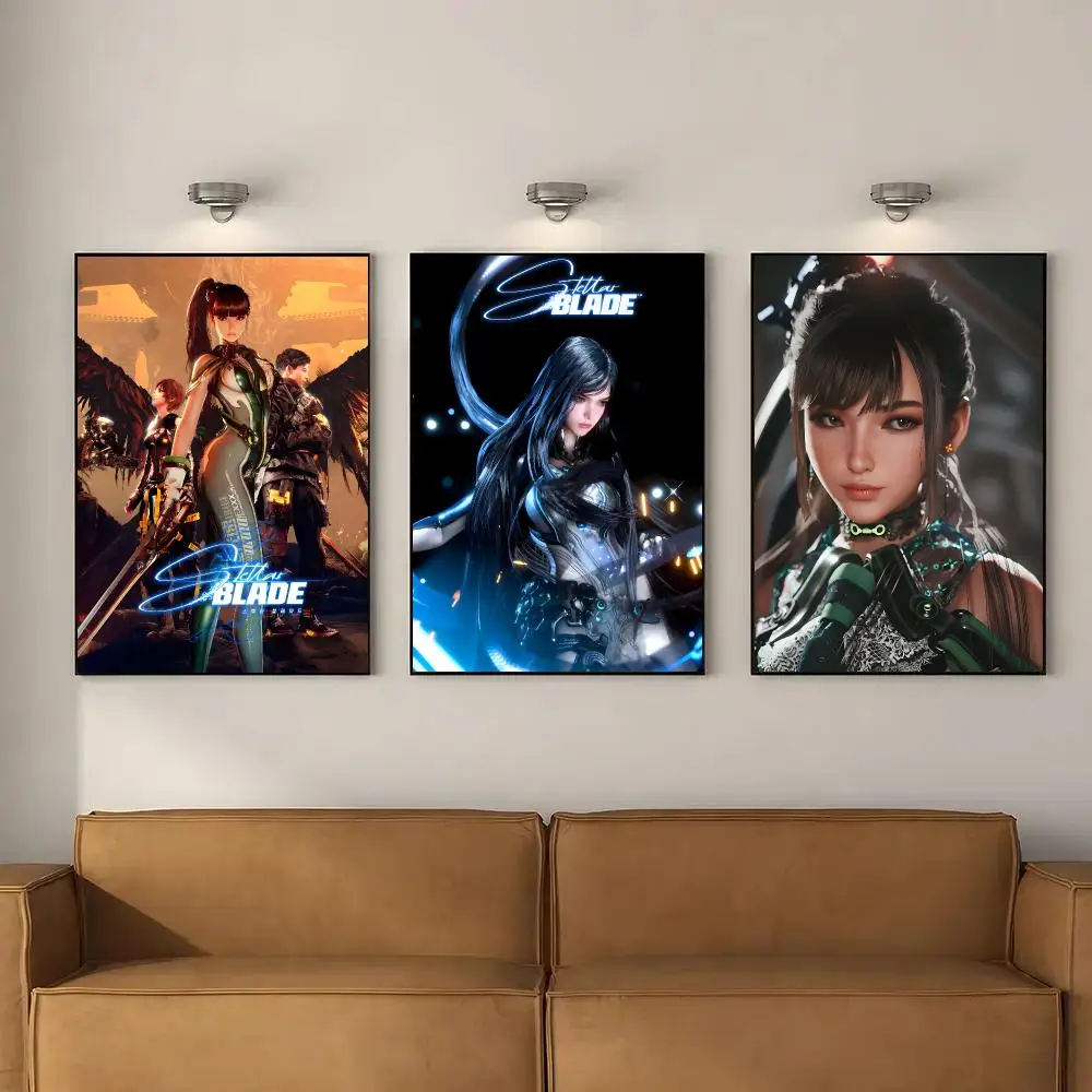 S-Stellar Blade Game Poster Room Decor Home Wall Art Printing Waterproof Garage Bed Room Posters Gift