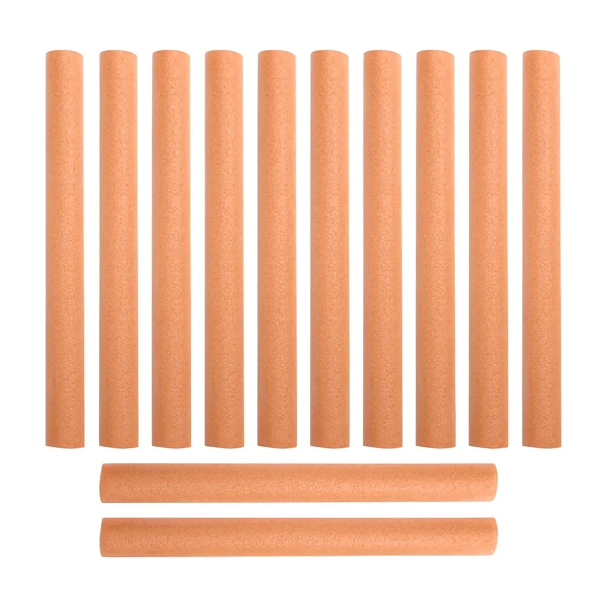 12Pcs Trampoline Pole Foam Sleeves,Trampoline Padding Replacement,Trampoline Protective Sleeves Foam Tubing Orange