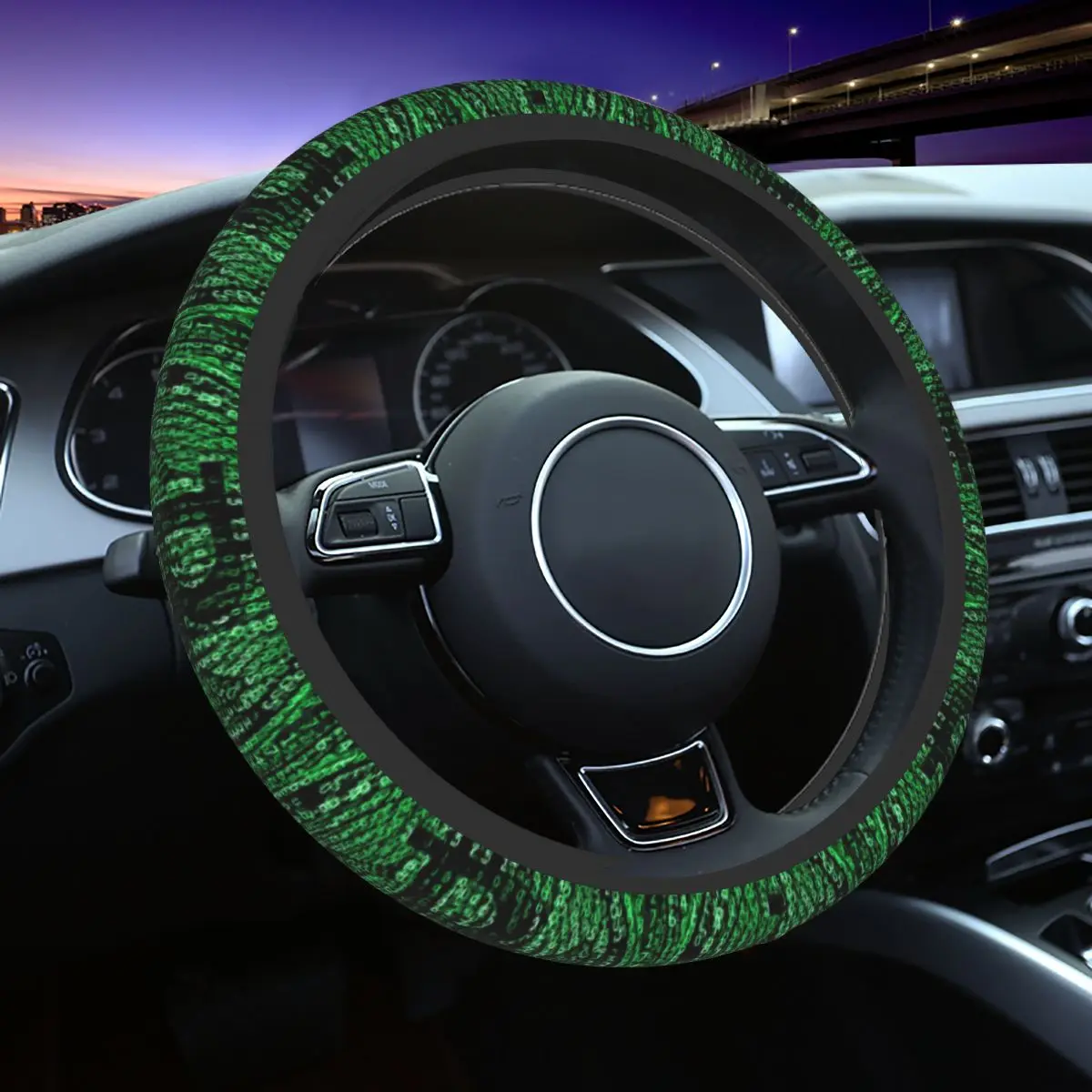 Bitcoin Code Steering Wheel Cover: The Ultimate Crypto-Themed Car Accessory for Enthusiasts