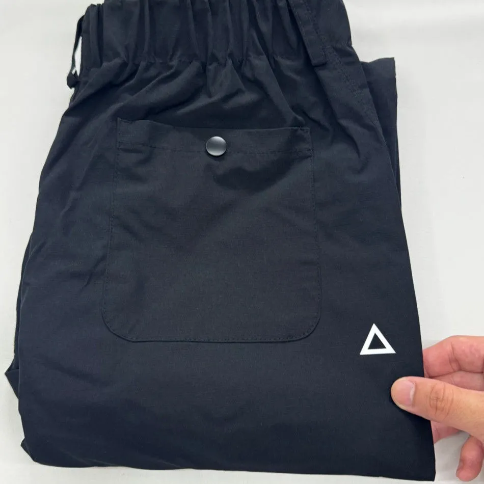 High-End Men's Casual Straight Leg Work Pants Summer Outdoor Wear Resistant to Dirt for Heavy Duty Work Polyester Fiber