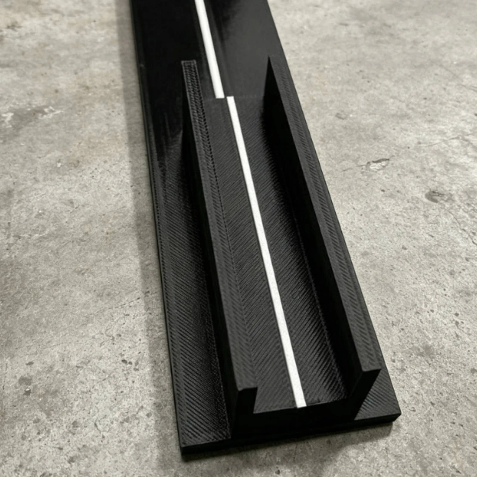Stroke Practice Aid Raised Channel Cue Alignment Guide Pool Cue Straightener Grooved Middle Game Accessory Angled Side Rails