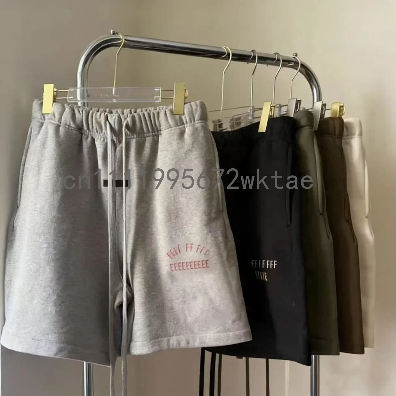 

24SS Classic Men's Shorts Suit Luxury Double Row Printed Letter Logo Shorts High Street Couple Vest Cotton Tank Top Matching Set